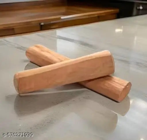 Pack Of 2 100% Pure & Natural Chandan Lakdi | Original Chandan Lakdi For Pooja | Pure Chandan Wood For Skin Care | Ayurvedic Chandan Lakdi | Chandan Stick For Daily Pooja