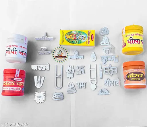 Tilak Stamp Free With 5 Types Chandan Box (Pack of 22)