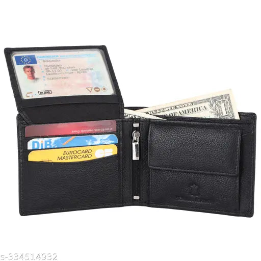 SKINBULL RFID Protected 100% Genuine Leather Wallet for Men (Brown)