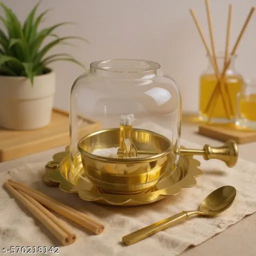 Brass akhand diya for puja | Handcrafted traditional brass oil lamp | Festival & ritual brass diya | Home &temple décor oil lamp | Durable brass puja lamp |