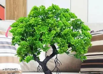 Artificial Plant With Pot & Sparrow for Home Decor and Gifting & Diwali Decor Artificial Plants And Flowers Can Be Used As Decorations For Furniture And Office Environment Small Fake Plants, Artificial Potted Plants