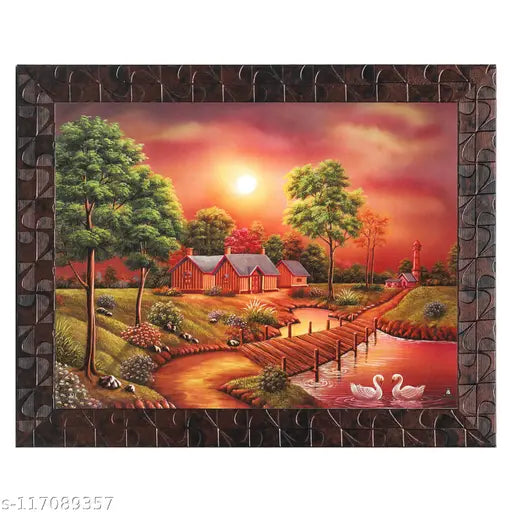 Indianara Single Elegant MDF Art Painting without glass (10 X 13 INCH )