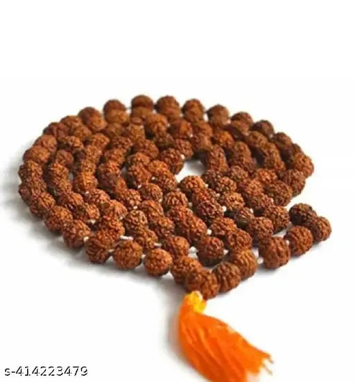 5 Mukhi Rudraksh 108 Beads mala for Jaap, Japa, Pooja Panchmukhi Rudrachh Mala / रुद्राक्ष माला 10mm