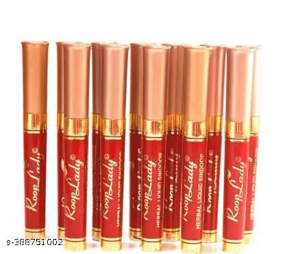 Red Liquid Bright Kumkum Sindoor Pack of 12 Pcs.