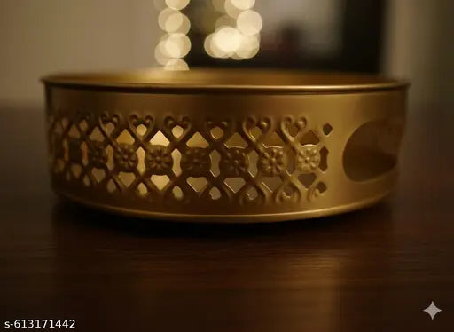 Pichwai Tray (Iron with Enamel Work)
