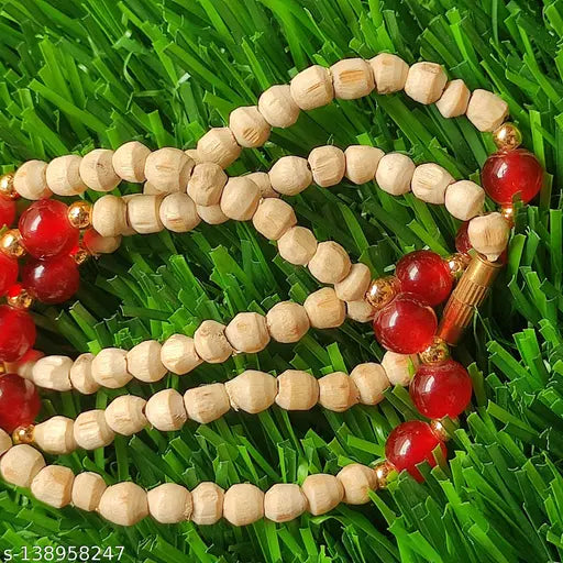 Original Tulsi Beads + Crystel Beads, Partywear Kanthi Mala For Women, From Vrindavan