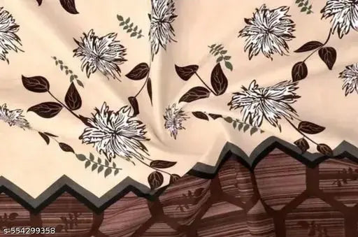 New Design Bedsheet For Double Bed Pack Of One Bedsheet With Two Pillow Cover Best Design For Loving Room,Drawing Room,Size-90*90