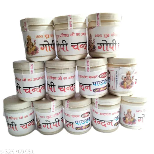 Aastgand chandan pack of 12  White  chandan powder