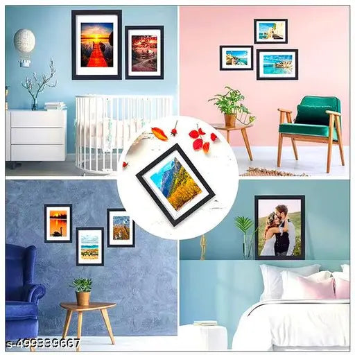 LACUNA A4 size photo frame (set of 2) BLACK