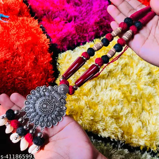 Original sea shell necklace earrings set