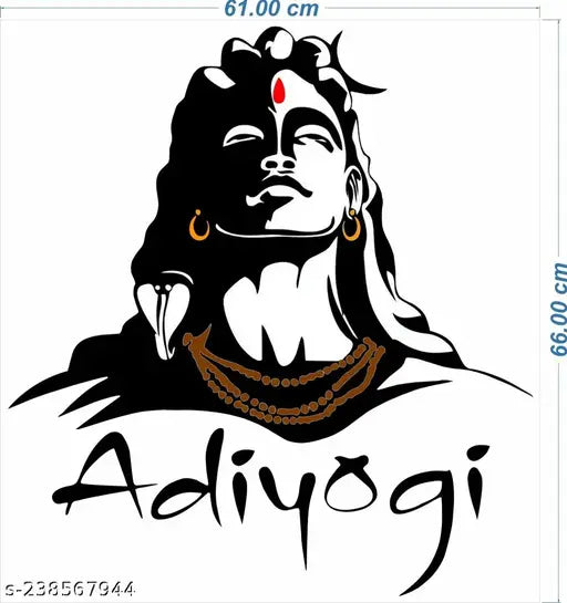 God & God's New Modern Art & Trendy Wall Stickers for Home Decoration,Living Room,Bedroom etc Size- Large