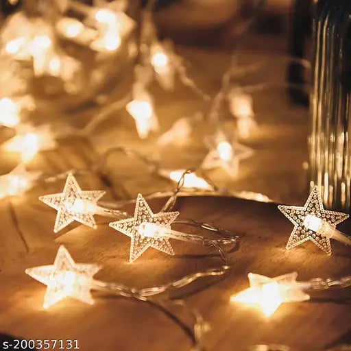 DEAL Itsapna Pack of 1 Mini star  String Lights for Indoor Outdoor Decoration Diwali Light for Party Birthday Diwali Christmas Navratri Valentine Gift Home Decoration Light (3 Meter14 LED, Warm White)