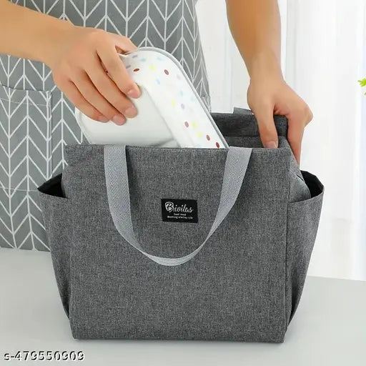 CROSSLINE Present Large Lunch Bags With Water Bottle [Insulated Lunch Bag With Pockets] Stay Organized & Energized - Insulated Lunch Bag With Dual Side Pockets & Thermal Tote  Box Bag For back to school, class, college, school supplies, kitchen organizers