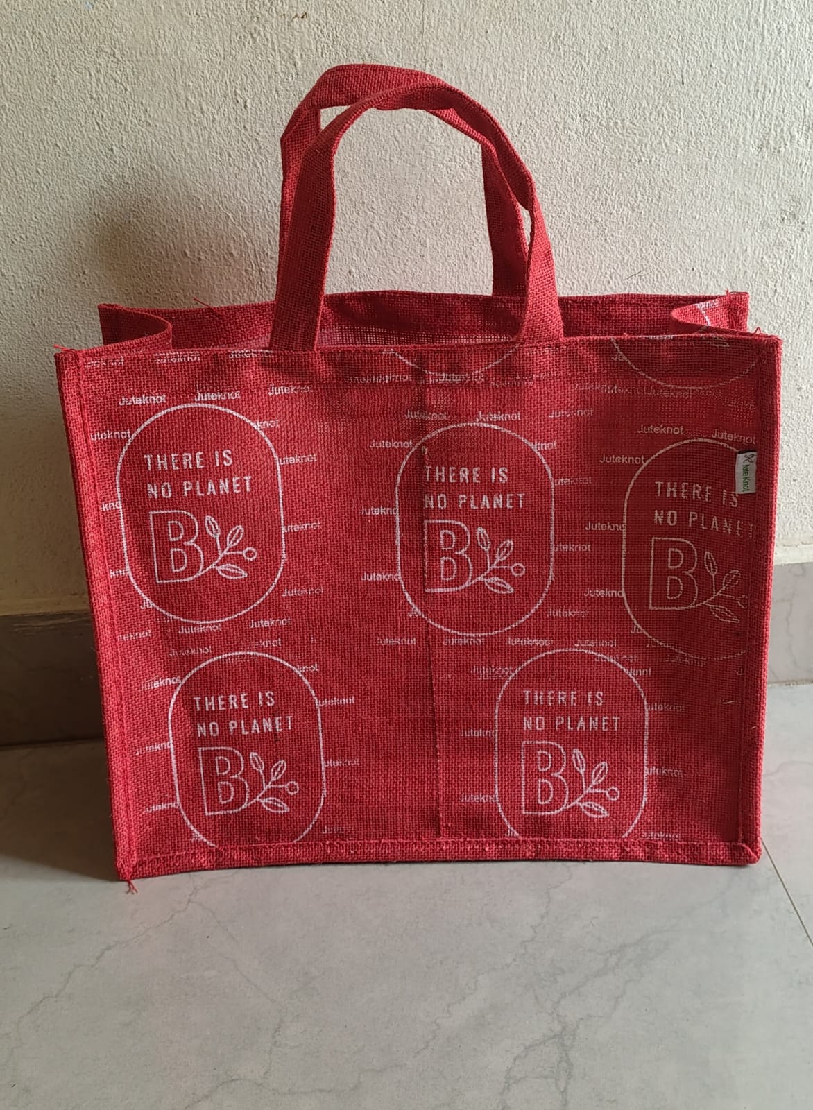 Handmade Jute Handbag 13 × 16 Inches