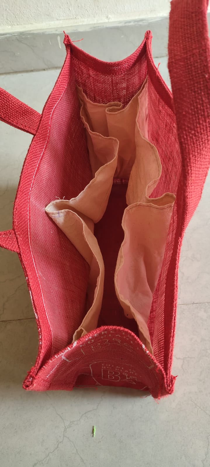 Handmade Jute Handbag 13 × 16 Inches