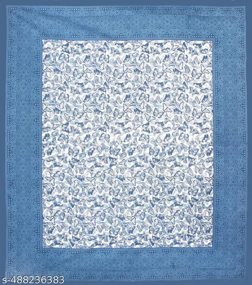 Jaipuri printed Double Bed Bedsheet 1 Bedsheet with 2 Pillow Cover and single bedsheet with 1 Pillow Cover