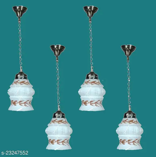 Afast Decorated Pendent Ceiling, Hanging Lamp Of Of Decorative Colourful Glass Shade & Exclusives Metal Fitting With Copper Holder