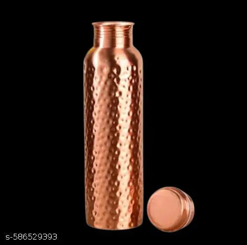 Premium Copper Water Bottle – 1 Litre WEQURE pack of 2