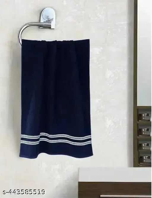 Super Stylish bath Towel 70cm*140cm Soft& Super Absorbent Towel  (Blue)