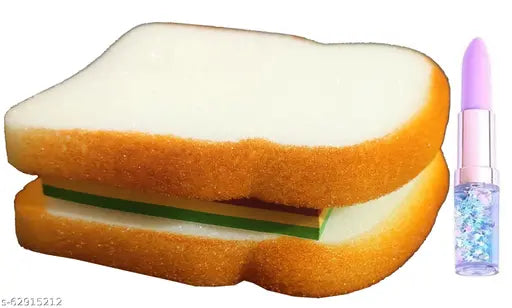 TECHNOCHITRA® Unique Bread Sandwich shape Writing Pad Diary with Lipstick Shape Pen