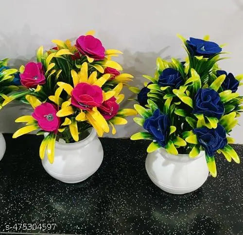 Artificial plant for home and office decoration pack of 4