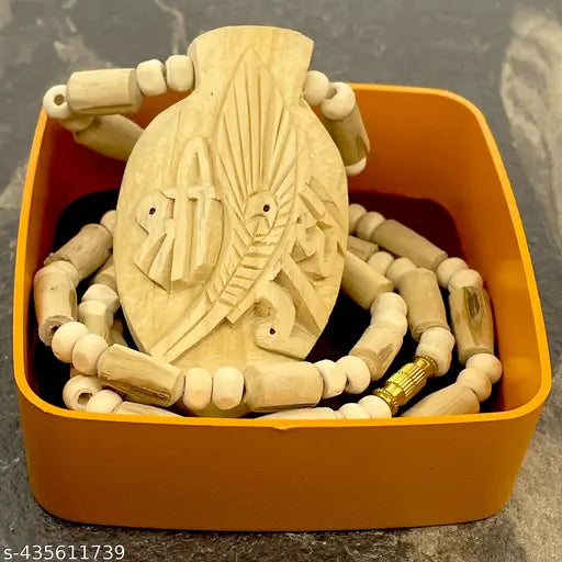 tulsi mala with Radha Big Locket/ 22 inch/from vrindavan