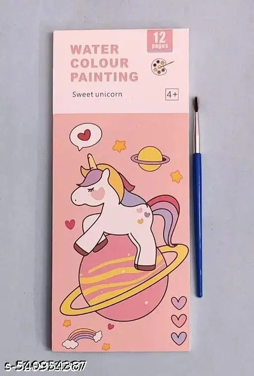YASIS Stationery Items Pack With Unicorn Bag,water color book unicprn sticker note stick new highliter with unicorn keychain.