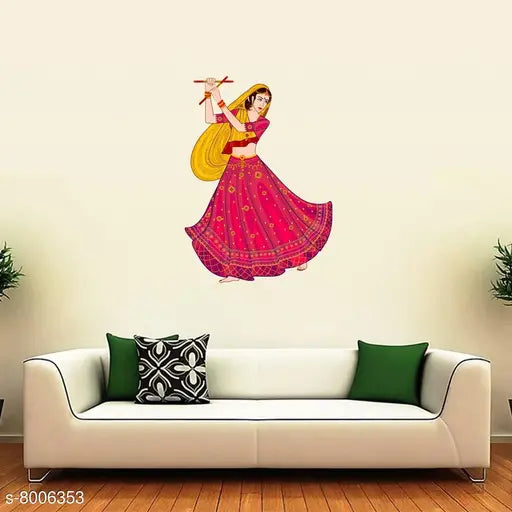 Rangoli Large Wall Sticker Waterproof and 45x50 cm Size