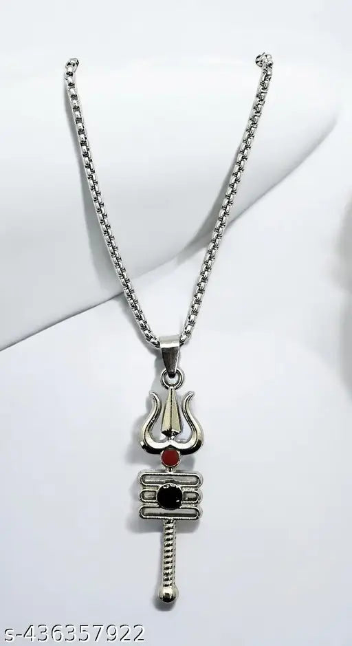 Lord Shiva Trishul Pendant Necklace