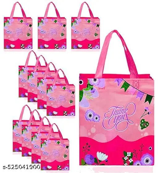 12 pcs Return Gift Bags for Kids Birthday Party, Thankyou Gift Bags, 12 pcs Birthday Return Gifts Party Favor Return Gift Navratri Gift Bags for Kanya Thankyou Gift Bags for parties festivals mix color Thankyou bag for girls