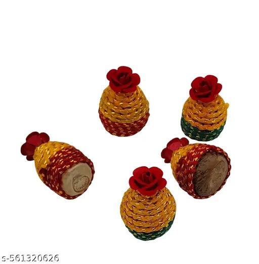 TEJ GIFTS Elegant Designer Saptapadi Supari – Pack of 11 – Fancy Decorative Betel Nut for Wedding Pooja, Engagement, Varmala, Housewarming & Auspicious Ceremonies – Traditional Handcrafted Return Gift Item (Design 6)