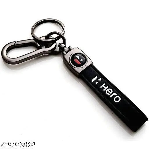 Stylish Men Black Metal Bike Keychain (Pack-1)