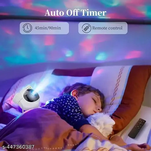 Astronaut Galaxy Star Projector Night Light With Timer Star Projector | 360°Rotation Magnetic Head | Decorating Bedroom, Home Theater, Kids Room, Study and Playroom Night Light | Astronaut LED Projection Lamp with Remote Control With USB Cable