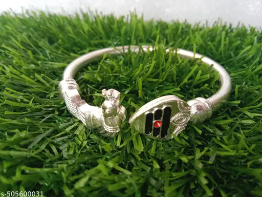 UNISEX SILVER PEACOCK VEL KAPPU