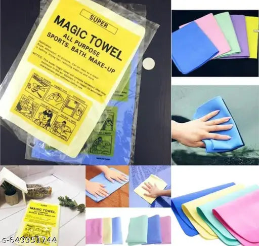 Magic Drying Towel Resuable  water absorbent multipurpose cleaning cloth for kechin pack of 2 pcs