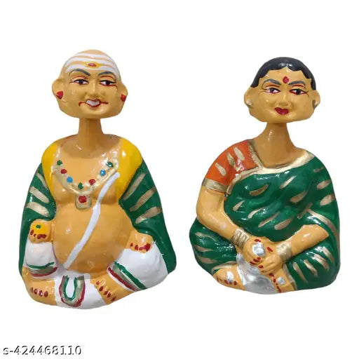 Thanjavur Dancing Golu Dolls – Traditional Terracotta Dolls
