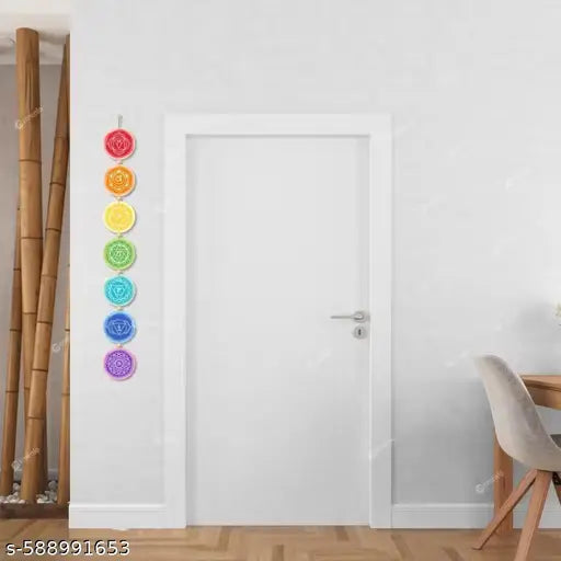 Stylish Meditation Chakra Wall hanging multi colour