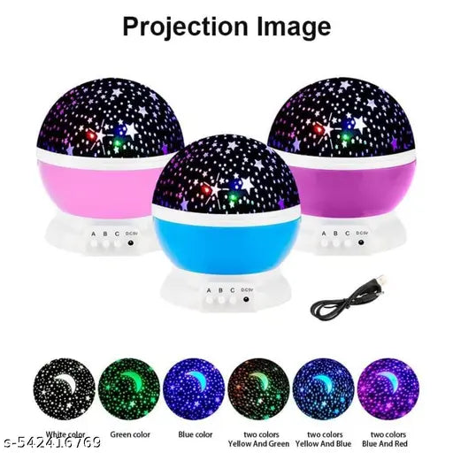 Star Master Galaxyy Night Projector Lamp Ceiling Led Light 360 Rotating Colorful Lights Starry Space Projection pack of 1