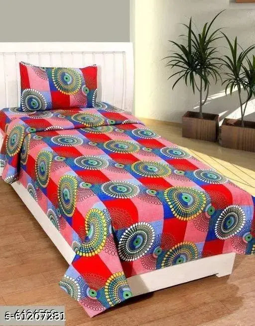 Elite Attractive Polycotton Single Bedsheet