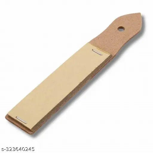 Artistic Point Sharpening Tool: Sandpaper Paddle and Strip for Charcoal Pencils and Paper Stumps