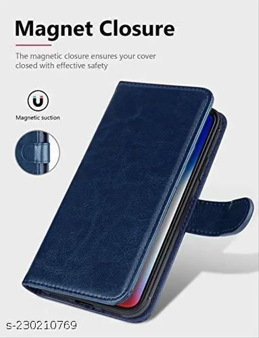 Redmi Note 9 Back Cover , Redmi Note 9 Flip Cover (Blue)