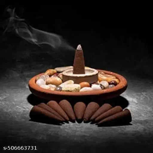 Shri Krishna Incense Dhup Chandan Pooja Dhoop Cones For pooja Pack Of 200 pcs. Dhoop Cone Non Charcoal and Non Toxic Classy Incense Sticks
