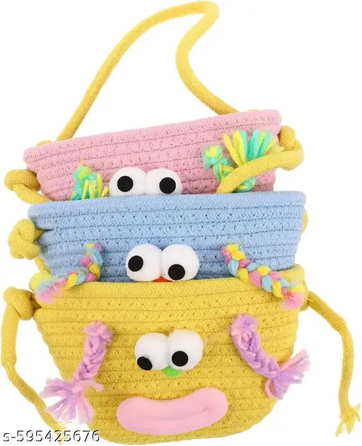 Tamanna Tech Multi-Purpose Cute Jute Storage Baskets For Bathroom Living room & Kitchen Organizer box vanity box first aid box