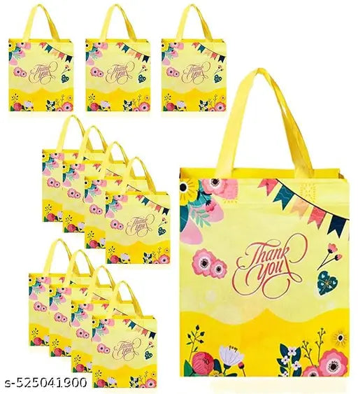 12 pcs Return Gift Bags for Kids Birthday Party, Thankyou Gift Bags, 12 pcs Birthday Return Gifts Party Favor Return Gift Navratri Gift Bags for Kanya Thankyou Gift Bags for parties festivals mix color Thankyou bag for girls