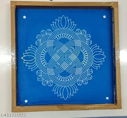 Rangoli Stencil / Rangoli Sacha / Easy and Instant Rangoli Stencil (size 10 X 10 inch)