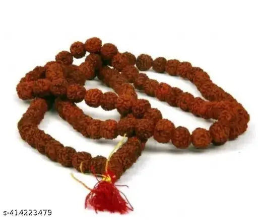 5 Mukhi Rudraksh 108 Beads mala for Jaap, Japa, Pooja Panchmukhi Rudrachh Mala / रुद्राक्ष माला 10mm