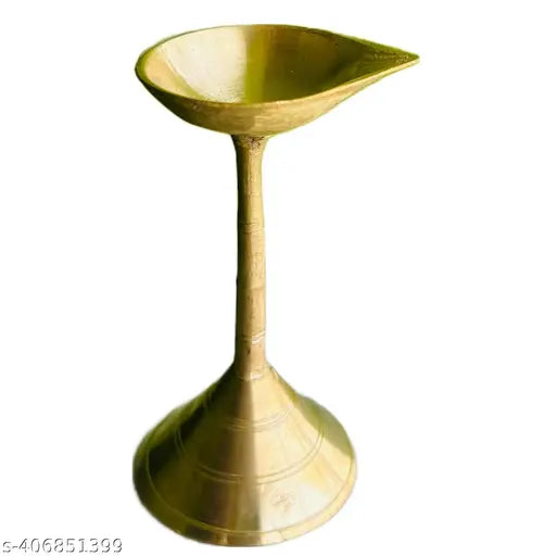 Pure Brass Puja Oil Diya For Home - Pack Of 1 | Pooja Diya | Brass Diya | Diya For Home | Diya For Pooja