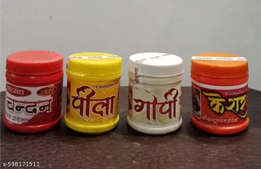 Chandn pack of 4 different flavours for laddu gopal ji