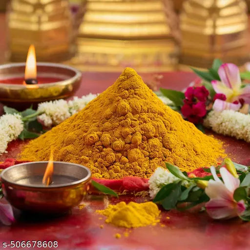 VIKITSU Premium Kesar Chandan Tilak Stick – Original Gopi Chandan, Ashtagandha Chandan Paste, and Kumkum for Pooja – Authentic Chandan Tika and Tilak Powder (50 Grams, Yellow)