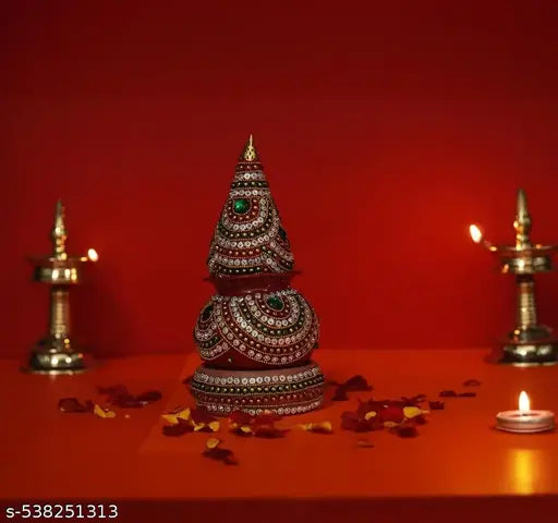 Mangal Kalash For Wedding Decoration Samaiyu Lota And Nariyel - Set Of 3